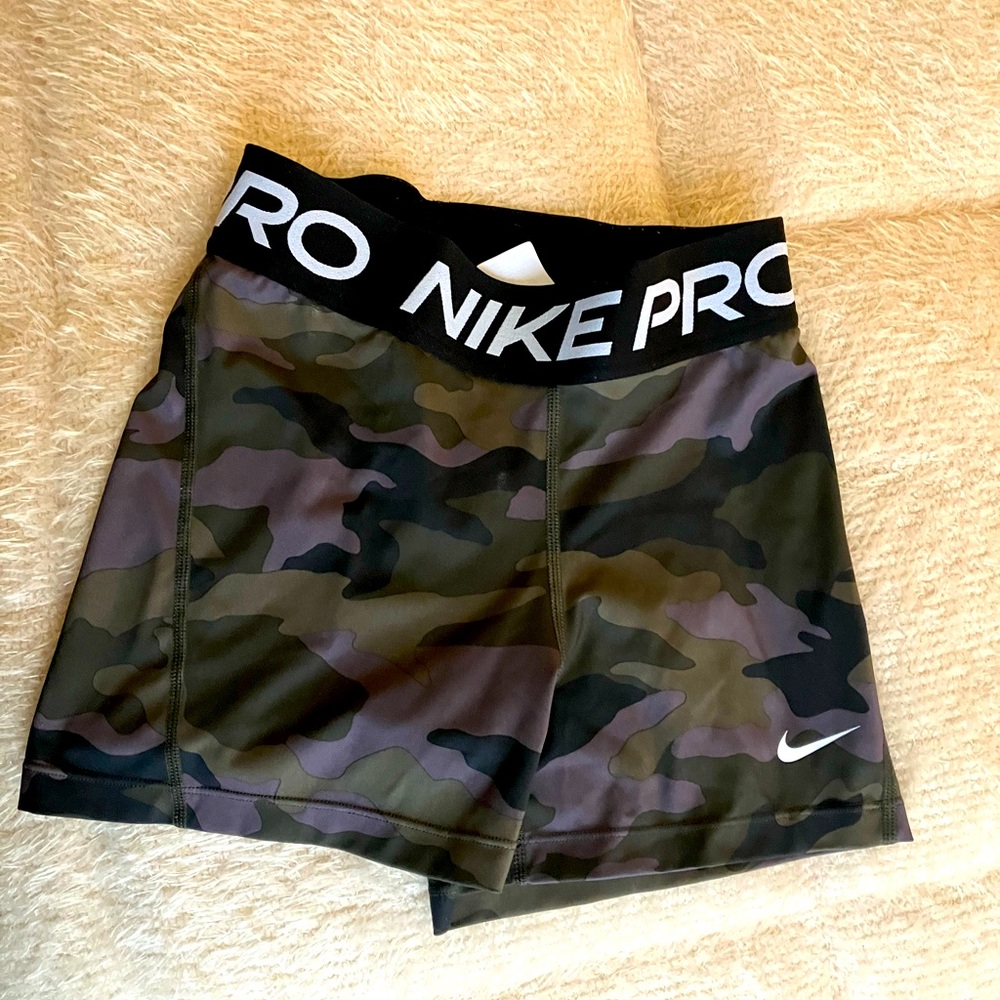Hardly worn. Nike dry fit running shorts. Small. Camo.